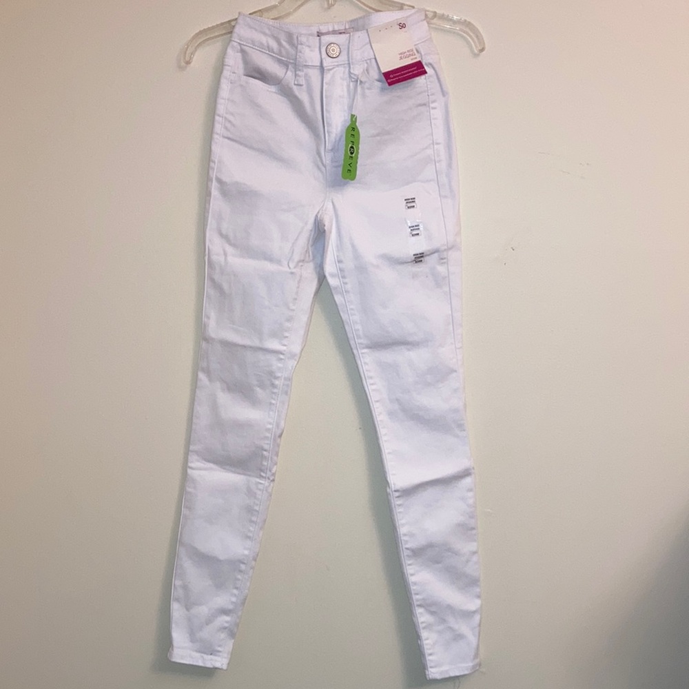 SO High Rise White Jeggings 0/24W Girls White Skinny Jeans